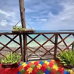 Beautiful Cabaña facing the Caribbean Sea!